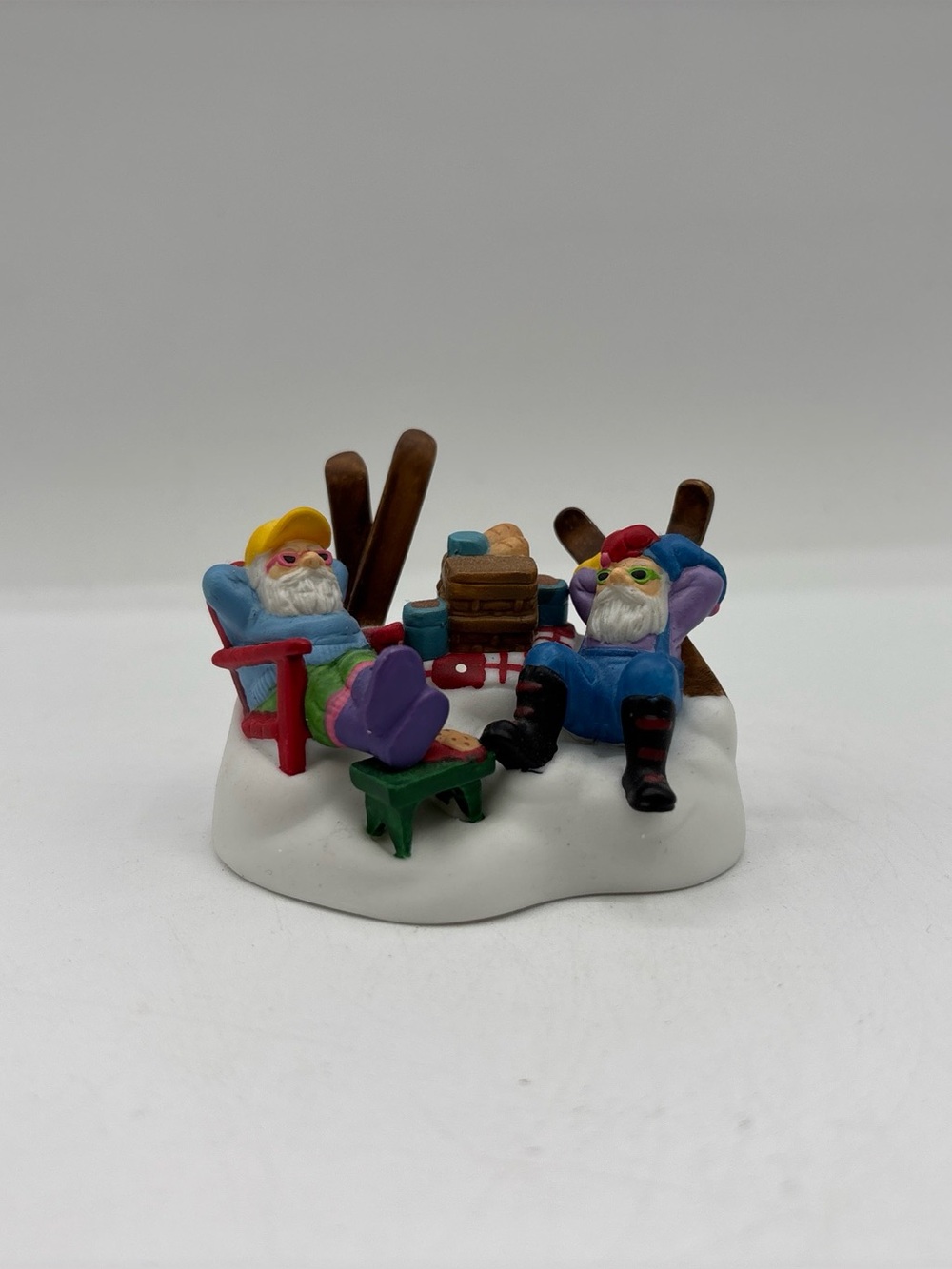 Department 56 1999 Vintage Heritage Village North Pole Series Ski Burns 56.56710